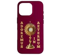 Adoremus in Aeternum Jesus Christ Eucharist Case for iPhone 16 Pro
