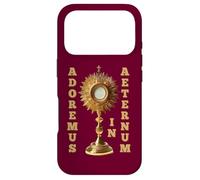 Adoremus in Aeternum Jesus Christ Eucharist Case for iPhone 17 Pro