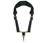 adorence Padded Saxophone Neck Strap (Upgraded Soft Thick Padding & Metal Swivel Hook with Rubber Ring) - Saxophone Strap for Alto,Tenor & Soprano- Black, Metal Weight Spreader