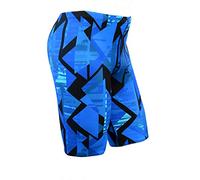 Adoretex Boy's/Men's Printed Pro Athletic Jammer Swimming Costume Swim Shorts, Blue Combo, 28