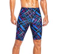 Adoretex Boy's/Men's Printed Pro Athletic Jammer Swimsuit Swim Shorts, Blue Combo2, 38A