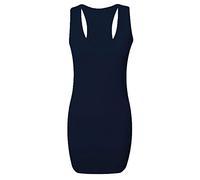 ADOREZ STYLE Ladies Plain Long Bodycon Racer Back Muscle Vest Womens Sleeveless Maxi Gym Top Size 8-26