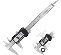 Adoric Vernier Digital Caliper, Electronic Digital Caliper Stainless Steel Body with Large LCD Screen | 0-6 Inches | Inch/Millimeter Conversion