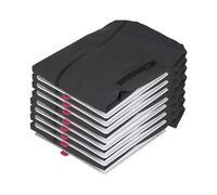 Adorila 10 Pack T-Shirt Organizer for Closet, Detachable and Stackable Clothing Trays, Folding Shirt Board and Divider Organizer (Large)