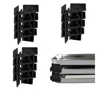 Adorila 12 Pack Tray Stackers for Harvest Right Freeze Dryer Trays, Freeze Dryer Machine Accessories Compatible with Harvest Right Trays Stack (Black)
