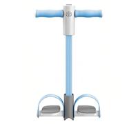 Adorila Multifunction Tension Rope Fitness, 6-Tube Elastic Pedal Puller Resistance Rope, Pedal Resistance Band for Abdomen, Waist, Arm, Leg Stretching (Blue)