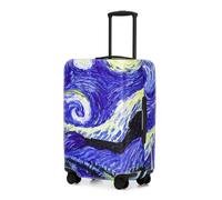 Adorila Travel Luggage Cover Protector, Washable Elastic Suitcase Cover, XL, Abstract Painting