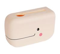Adorila Whale Silicone Spout Cover for Bathtub Faucet, Adjustable Straps for Roman Tub & Deck Mount, Soft Protective Guard (Almond Beige)