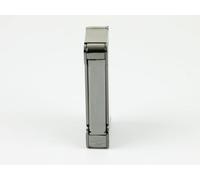 ADORINI Jet-Flame Lighter with Solingen Blade - Color Silver - Sold Without Gas in The Fuel Tank - Including 2 Cigar Punches