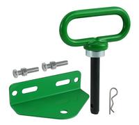 Adorish Heavy Duty Universal Zero Turn Mower Trailer Hitch with Bolts and Strong Magnet Trailer Gate Pin -1/2'' Trailer Hitch Mount Green