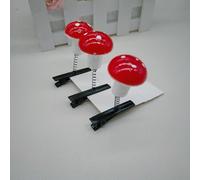 Adorkable Spring Mushroom Hair Clip For Girls Kid Barrettes Veg Mushroom Handmade Hairpins Lovely Hairpins