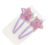 Adorkable Star Hair Clip Lovely Heart Hair Clip Glittering Hairpins Barrettes Girls HairPins 2000s Trend