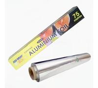 Adorn Packaging Aluminium Foil Wrap - Strong Heavy Duty Kitchen Foil Roll for Cooking, Baking, Grilling & Food Storage - Non Stick Foil Paper for BBQ, Catering, Freezer & Oven Use (1, 450mm x 75m)