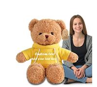 ADORSUN Giant Teddy Bear Stuffed Animal, Personalised Stuffed Bear Plush Toys with Customised Text as Personalised Gifts for Her/Him on Birthday/Graduation (Big Size-40 in-Text)