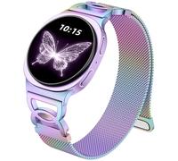 Adorve Metal Strap Compatible with Galaxy Watch 8 Band 40mm 44mm, Galaxy Watch 8 Classic Band 46mm, Milanese Magnetic No Gap Strap for Samsung Watch Bands for Women with Unique Design