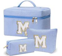 Adoryoung makeup bag 3pcs pink+blue, Blue