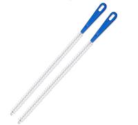 Adove Drain Cleaning Brush 2pack, Long Drain Clog Remover Tool 60cm, Pipe Brush Cleaner with Nylon Bristles, Sink Drain Cleaner for Toilet, Kitchen Sink, Bathroom Tub, Shower, and Sewer Drain