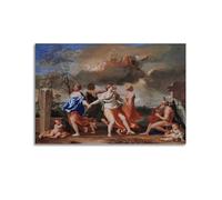 ADovz Dance to The Music of Time Poster by Nicolas Poussin Art Print Wall Photo Paint Hanging Picture Family Bedroom Decor Gift 24x36inch(60x90cm)