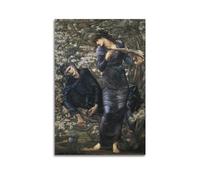 ADovz The Beguiling of Merlin Poster by Edward Burne-Jones Art Canvas Painting Decor Wall Print Photo Gifts Home Modern Decoratives 08x12inch(20x30cm)