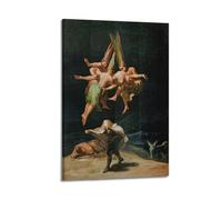 ADovz The Witch's Flight Poster by Francisco De Goya Home Decor Wall Art Hanging Picture Print Bedroom Decorative Paintings Room Aesthetic 24x36inch(60x90cm)