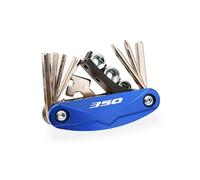 ADOYUPIL MotorcycleMultiTool Kit Portable Maintenance Tool para NSS350 NSS750 Juego De Destornilladores Multifuncionales 16 En 1 para Reparación Motocicletas(350 Blue)