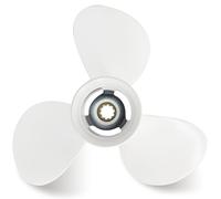 ADP 9 7/8 x 10 1/2 Boat Motor Aluminum Propeller - Compatible with Yamaha Parsun Hidea Outboard C 20HP 25HP 30 Horsepower - Replaces 664-45945-01-EL F25-04080000 - 10 Spline Tooth