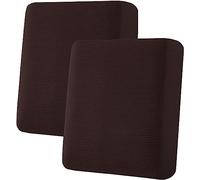 ADPON Super Stretch Individual Seat Cushion Covers Sofa Covers Couch Cushion Covers Slipcover Sets Thick Jacquard Textured Twill Fabric (2 Cushion Loveseat,Chocolate)