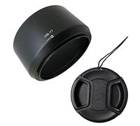 ADQQUI HB-77 Lens Hood & 58mm Lens Cap Compatible for Nikon AF-P DX NIKKOR 70-300mm f/4.5-6.3G ED Lens (1+1 Pack)