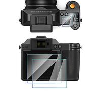 ADQQUI Screen Protector Compatible for Hasselblad X2D 100C (2 Top+2 LCD Screen), 9H Hardness Anti-Scratch Tempered Glass (4 Pack)