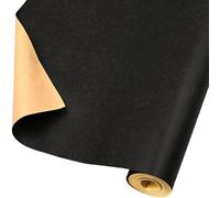 ADQUATOR70cmx12m Roll of Black Kraft Wrapping Paper,Solid Color Matte Paper Perfect for Wedding, Festival,Birthday, Baby Shower