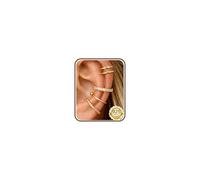 Adramata 4Pcs 925 Sterling Silver Ear Cuff Earrings for Women Hypoallergenic Clip On Earrings Adjustable Ear Cuff No Piercing Fake Earring Piercings Cartilage Helix Wrap Earring Silver/Gold Plated