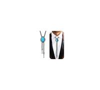 ADRAMATA Bolo Tie for Men - Cowboy Costume Necktie Rope Western Necklaces Halloween Bolo Tie Accessories for Women Men