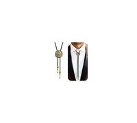 ADRAMATA Bolo Tie for Men - Cowboy Costume Necktie Rope Western Necklaces Halloween Bolo Tie Accessories for Women Men