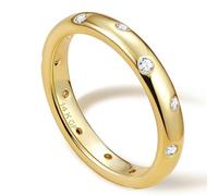 ADRAMATA Gold Rings for Women Girls 14K Gold Filled Ring CZ Statement Ring Knuckle Finger Rings Engagement Rings Promise Ring Wedding Band Ring Gold Thumb Rings for Women Ladies Rings Gold Jewellery
