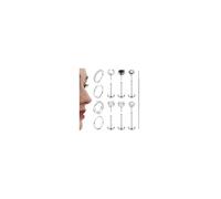 ADRAMATA Nose Rings Nose Studs Surgical Steel Nose Piercing Hoop Threadless Push in Labret Piercing Medusa Lip Piercing Flat Back Cartilage Earrings Conch Tragus Helix Piercing Jewellery Gold/Silver