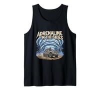 Adrenaline in The Skies Storm Chaser Tornado Hunter Tank Top
