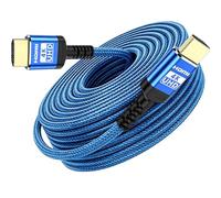 Adrenenjoyer 18Gbps HDMI Cable 25M with Gripping Connectors,4K High Speed Ethernet 2.0 Flexible Cable, Support 4K@60Hz HDR,HDCP2.2,ARC,3D and CEC, for HDTV/PS4/3/Xbox/Monitor/Projector ect