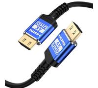 Adrenenjoyer 18Gbps HDMI Cable 3M with Gripping Connectors,4K High Speed Ethernet 2.0 Flexible Cable, Support 4K@60Hz HDR,HDCP2.2,ARC,3D and CEC, for HDTV/PS4/3/Xbox/Monitor/Projector ect