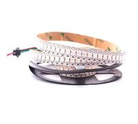 ADRESUNO WS2812B Individual Addressable LED Strip Light 3.2FT 144Pixels/m 144Pixels SMD 5050 RGB Pixel Strip White PCB Full Color LED Pixel Strip Non-Waterproof DC5V