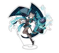 AdrEta Genshin Impact Character Acrylic Stand Figure Genshin Impact Table Decorations Game Poster Character Standing Plates (LYNETTE P)