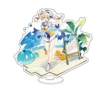 AdrEta Genshin Impact Character Acrylic Stand Figure Genshin Impact Table Decorations Game Poster Character Standing Plates (BARBARA P)