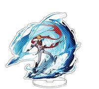 AdrEta Genshin Impact Character Acrylic Stand Figure Genshin Impact Table Decorations Game Poster Character Standing Plates (TARTAGLIA)
