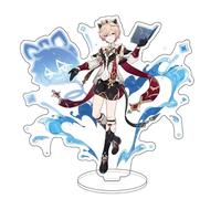 AdrEta Genshin Impact Character Acrylic Stand Figure Genshin Impact Table Decorations Game Poster Character Standing Plates (DAHLIA P)