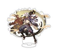 AdrEta Genshin Impact Character Acrylic Stand Figure Genshin Impact Table Decorations Game Poster Character Standing Plates (ARATAKI ITTO)