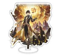 AdrEta Genshin Impact Character Acrylic Stand Figure Genshin Impact Table Decorations Game Poster Character Standing Plates (ZHONGLI P)