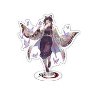 AdrEta Ghost Slayer Anime Cartoon Character Acrylic Stands Figure Demon Slayer Table Decorations Game Poster Character Standing Plates Gifts for Fans Collectors (Kochou Kanae)