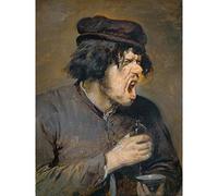 Adriaen Brouwer The Bitter Potion Large Art Print Poster Wall Decor Premium Mural