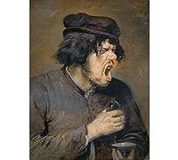 Adriaen Brouwer The Bitter Potion Unframed Wall Art Print Poster Home Decor Premium