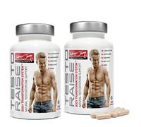 Adrian James Nutrition - Testoraise (2 Pack) Testosterone Supplements for Men, Testosterone Booster with D-Aspartic Acid, Ashwagandha, Maca Root, Fenugreek, Zinc, Magnesium & Boron, 360 Capsules