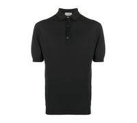 Adrian Polo- male- John Smedley- Polo Shirts- Black- M- Tops M